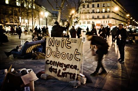 The Nuit Debout, A 2016 Protest Movement Fueled by Economic Inequality and Political Disillusionment